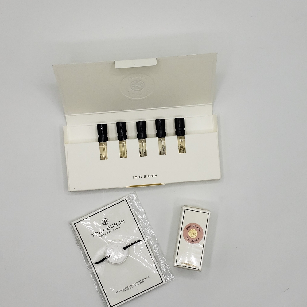 Tory Burch Cosmic Wood, Electric Sky, Sublime Rose, Mystic Geranium, Div…